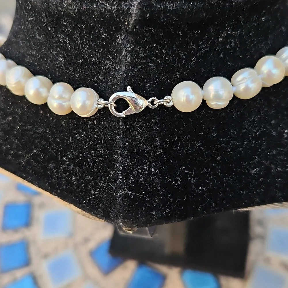Real Pearl Hand Knotted Necklace